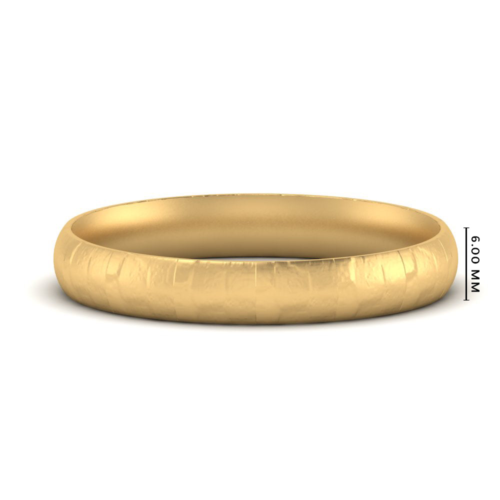 5 Mm Lightweight Rock Texture Mens Wedding Band