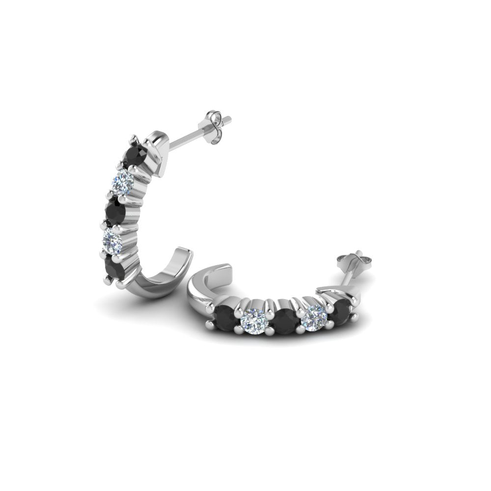 Half Huggie Hoop Earring