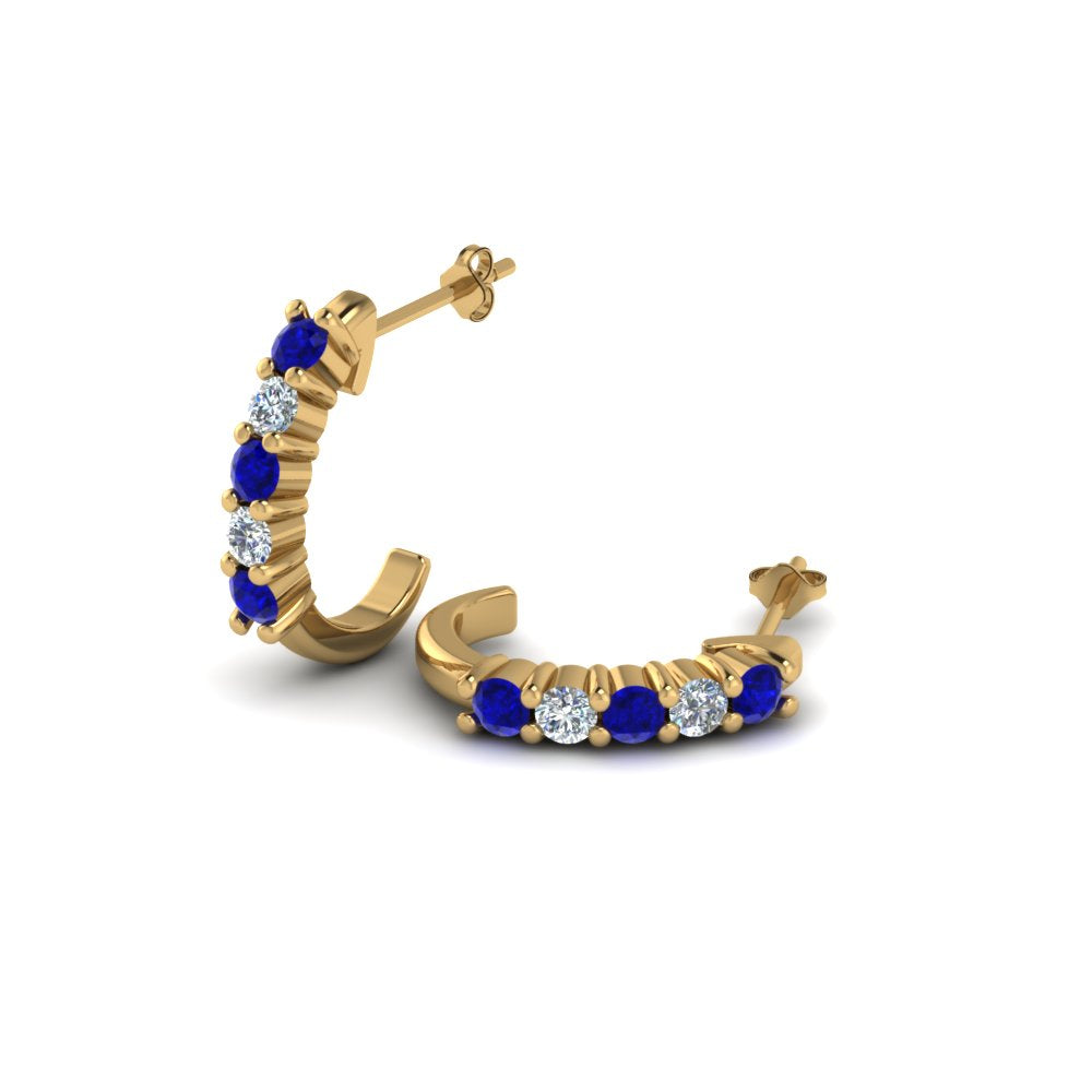 Half Huggie Hoop Earring