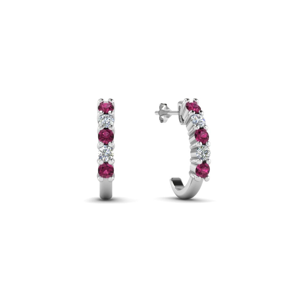 Half Huggie Hoop Earring