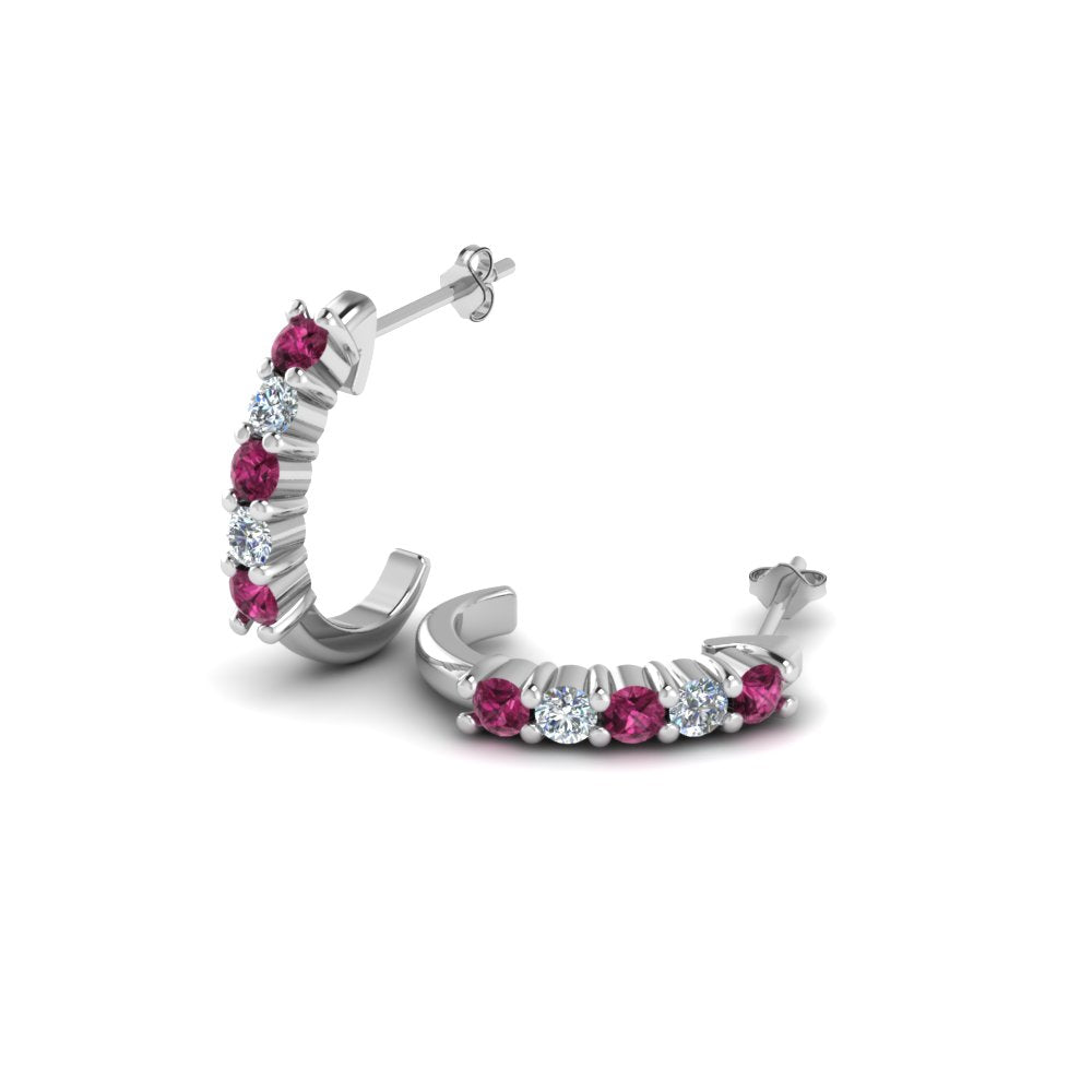 Half Huggie Hoop Earring