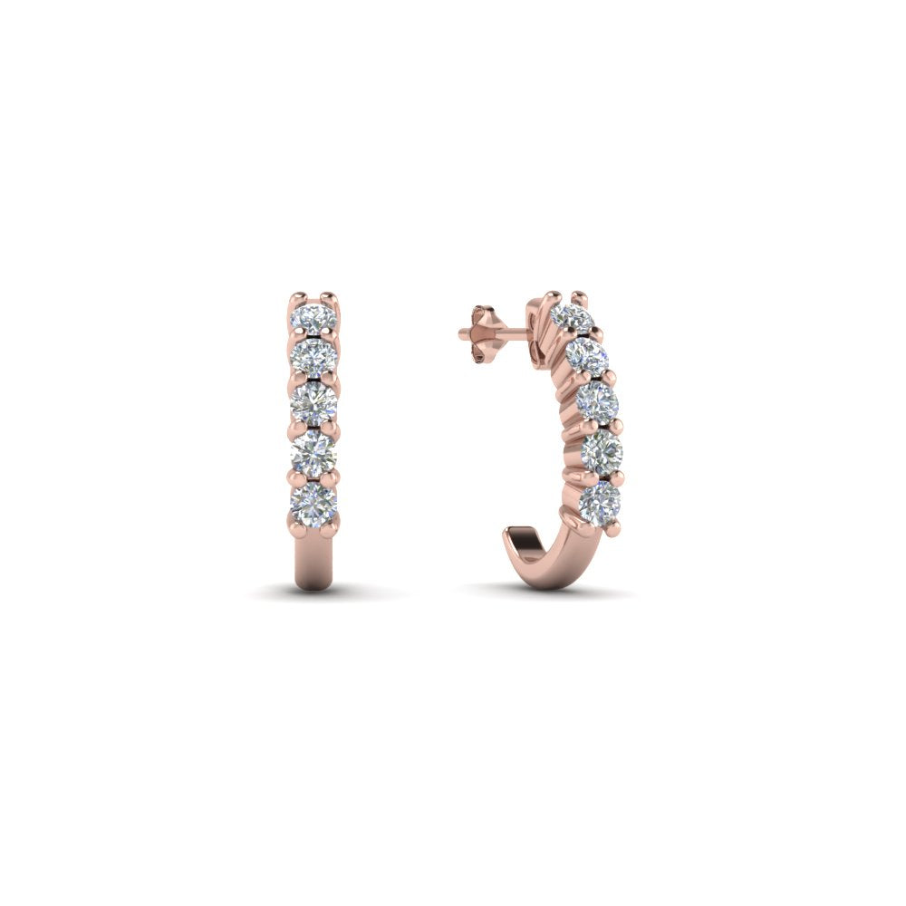 Half Huggie Hoop Earring