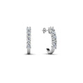 Half Huggie Hoop Earring