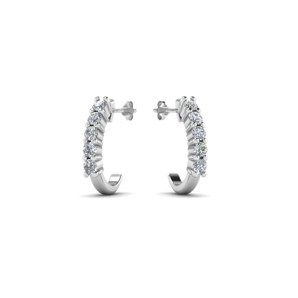 Half Huggie Hoop Earring