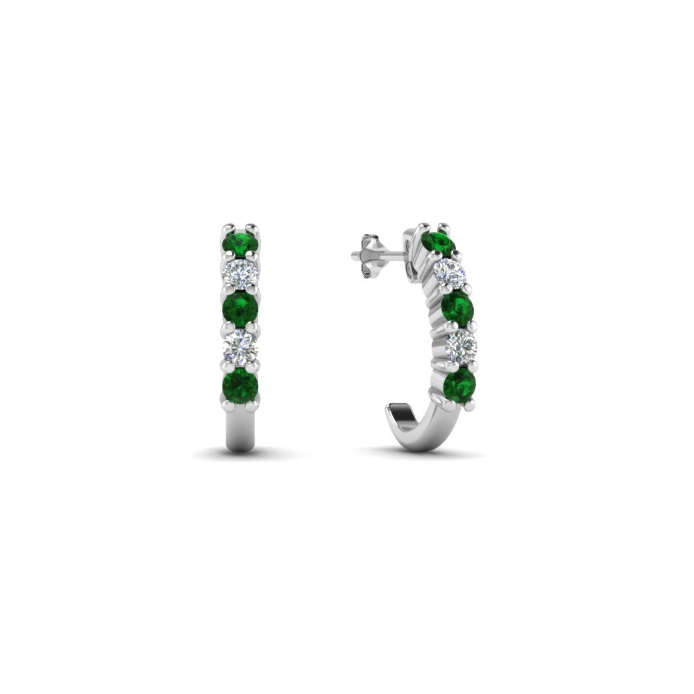 Half Huggie Hoop Earring