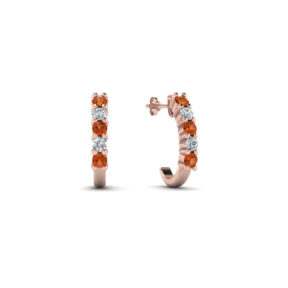 Half Huggie Hoop Earring