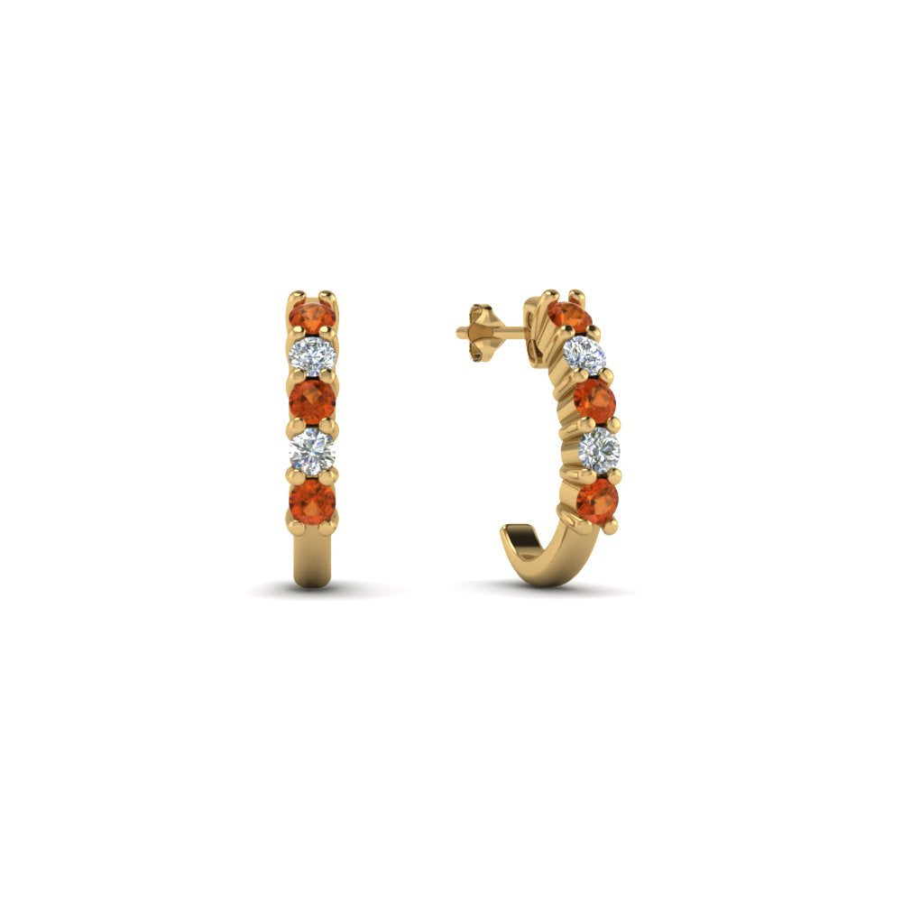 Half Huggie Hoop Earring