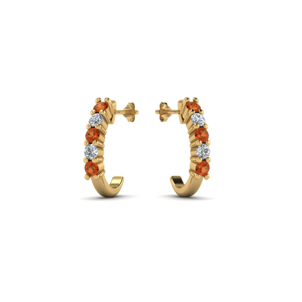 Half Huggie Hoop Earring