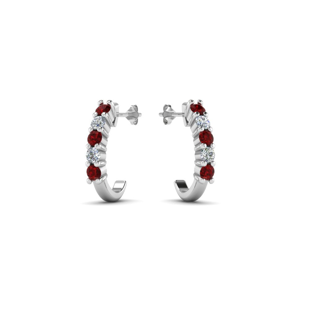 Half Huggie Hoop Earring