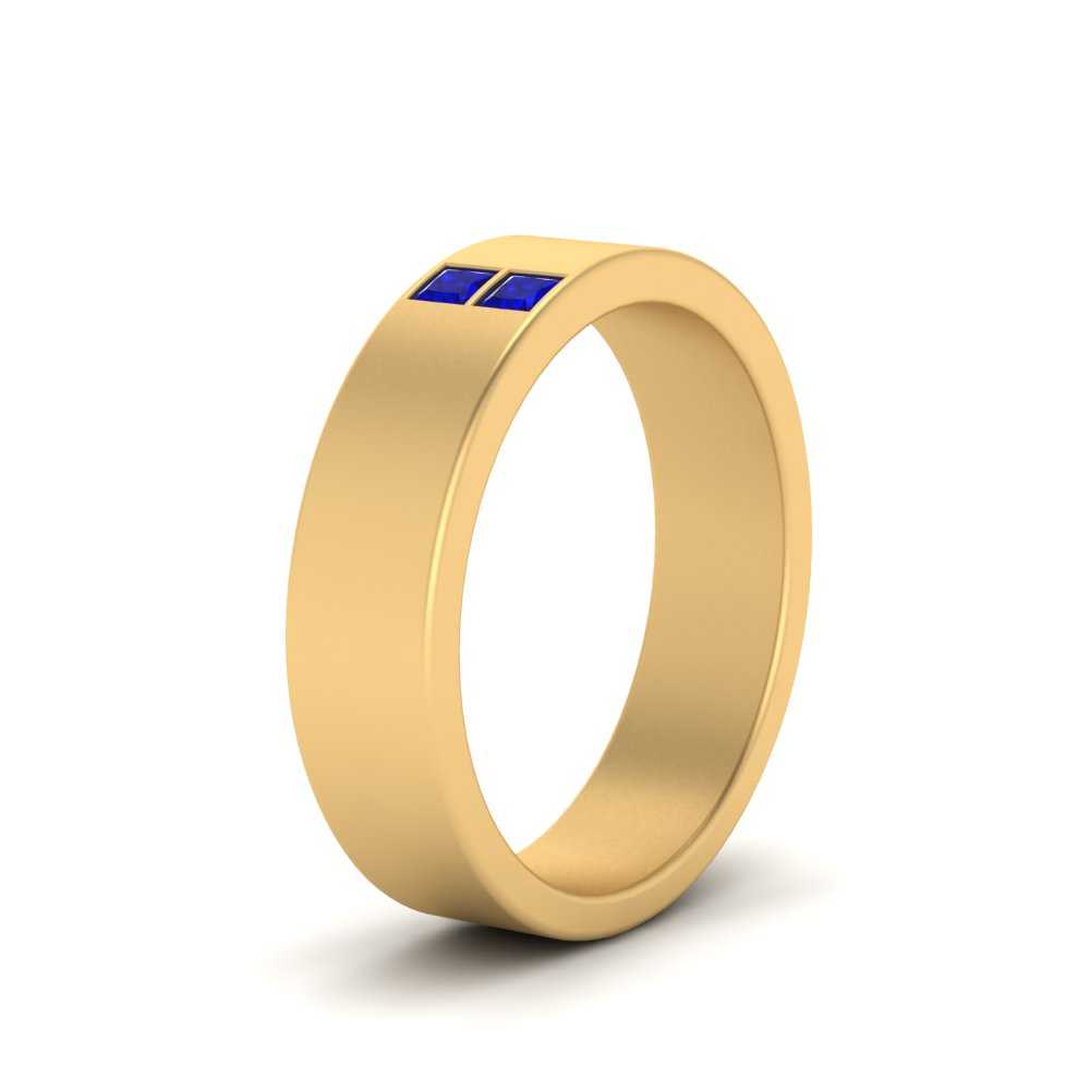 Square Diamond Mens Band