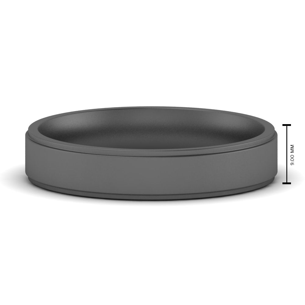 4 mm Steps Edge Comfort Fit Mens Band