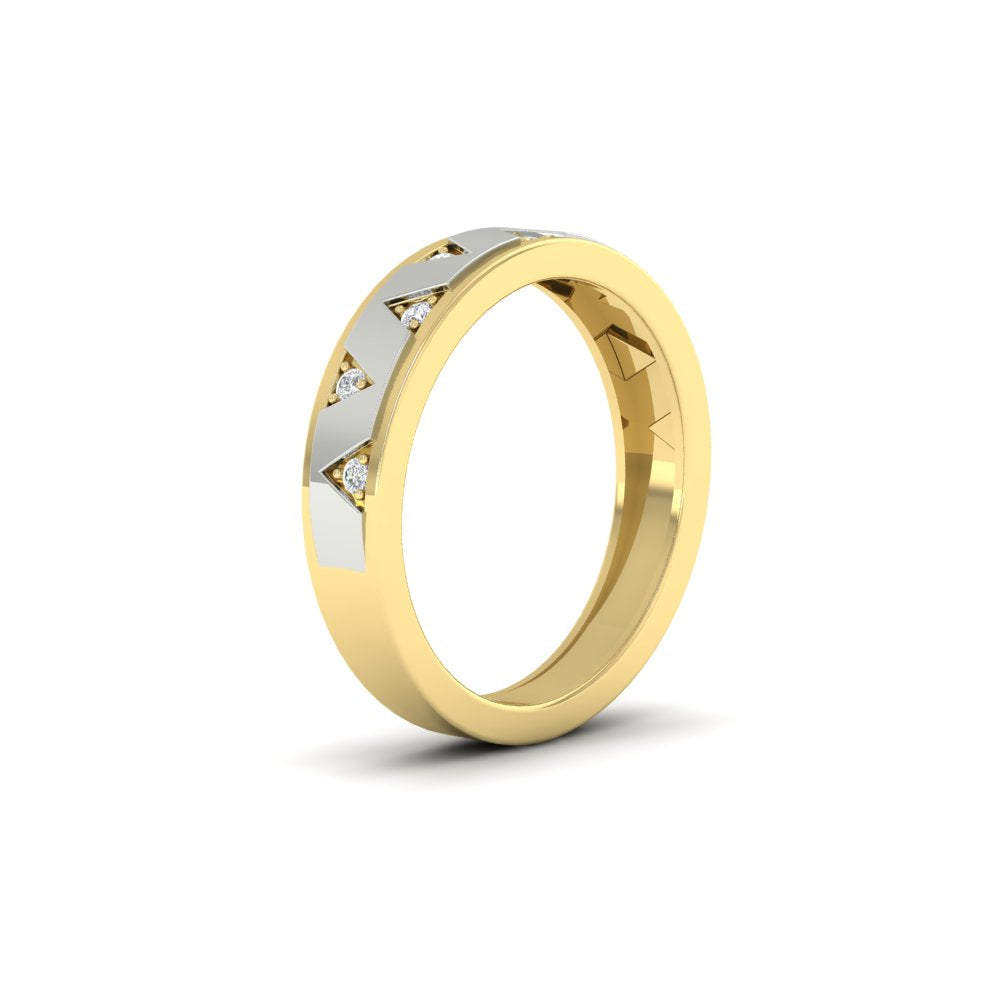 Two Tone Male Wedding Band