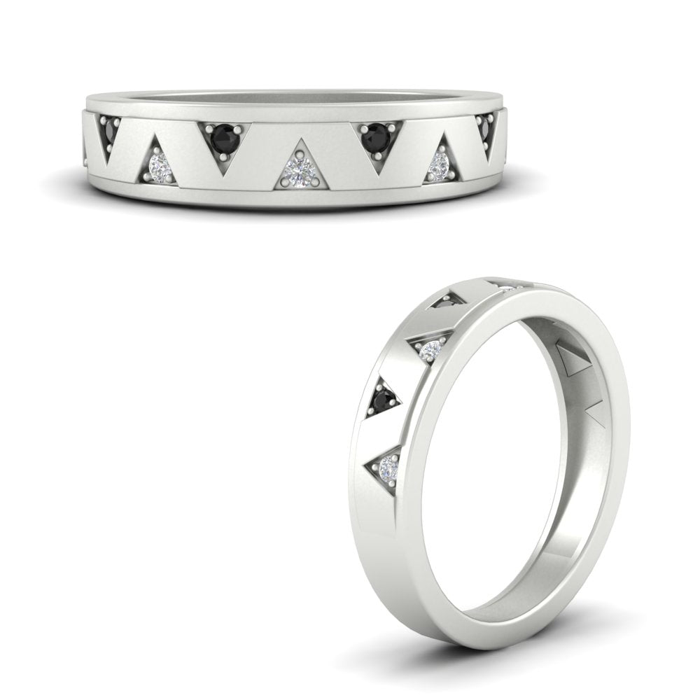 Two Tone Male Wedding Band