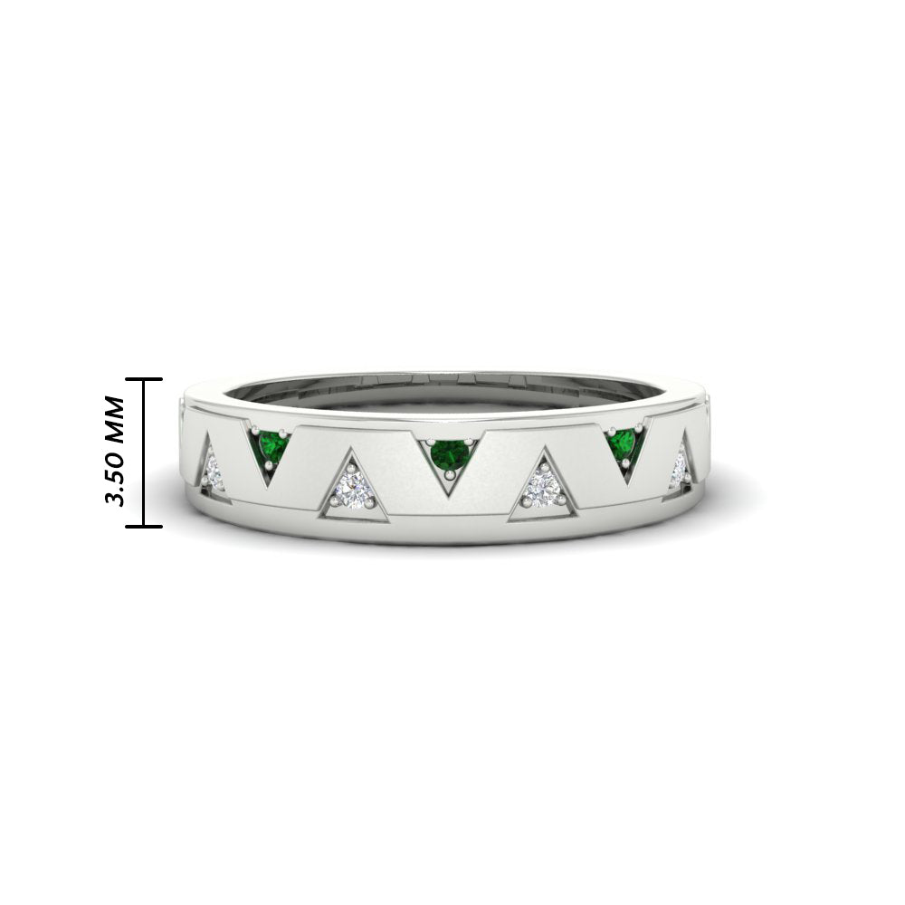 Two Tone Male Wedding Band