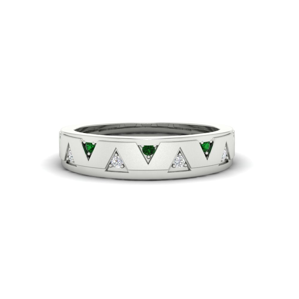 Two Tone Male Wedding Band