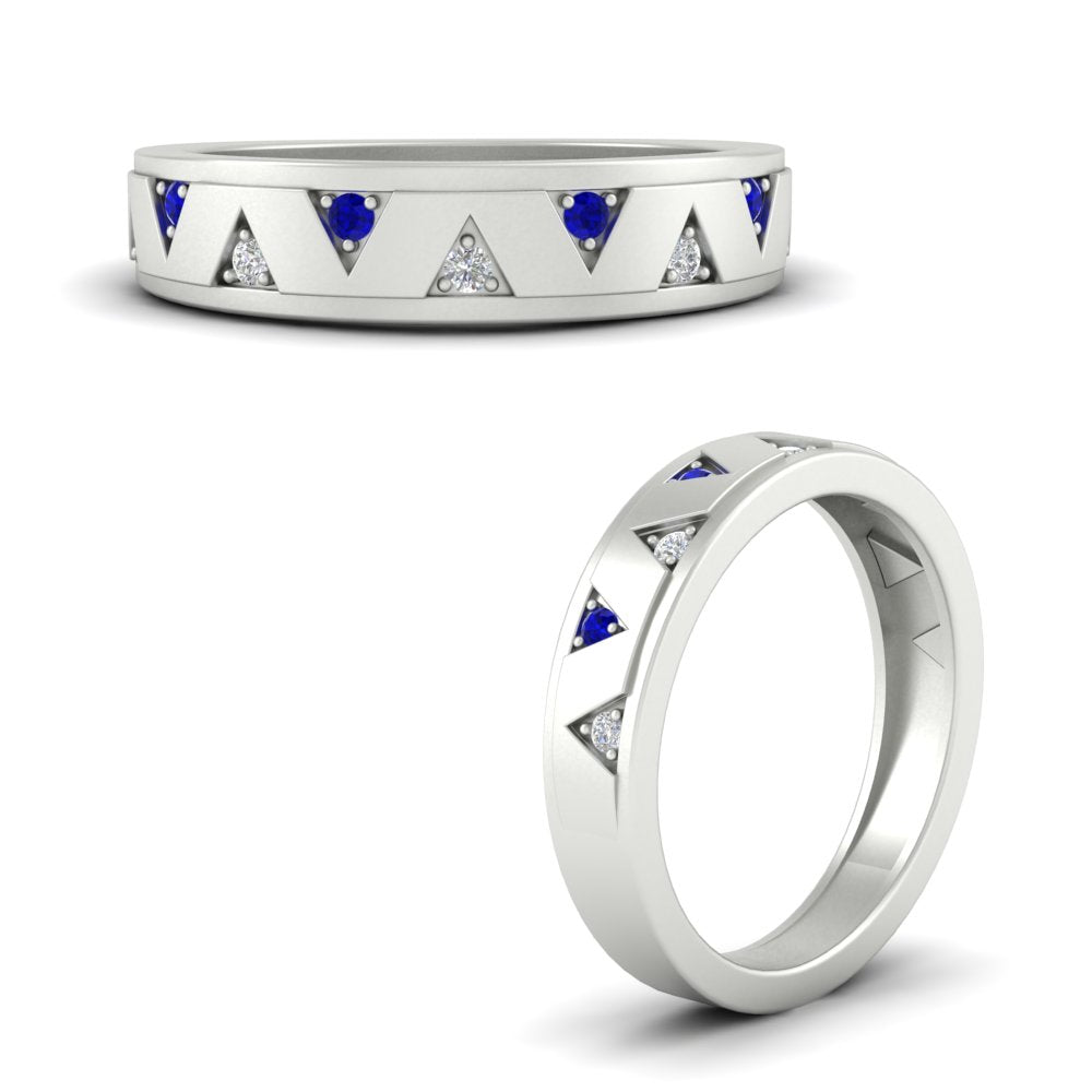 Two Tone Male Wedding Band