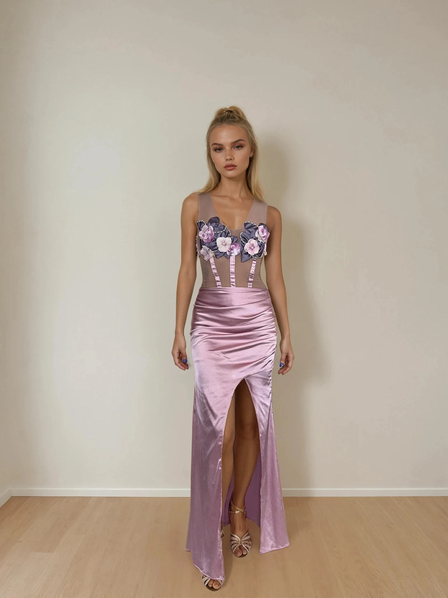 Celestial Blossom Gown Evening Wear Separates Ballet Inspired Prom Dress